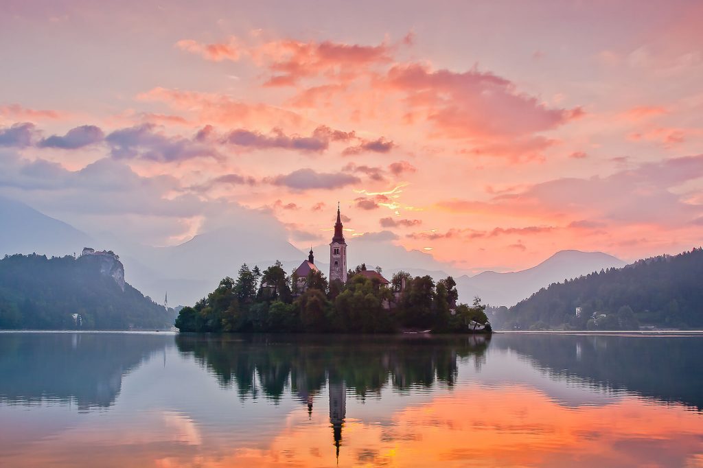 Bled Lake Sun Set Leisure-Group Destination Slovenia
