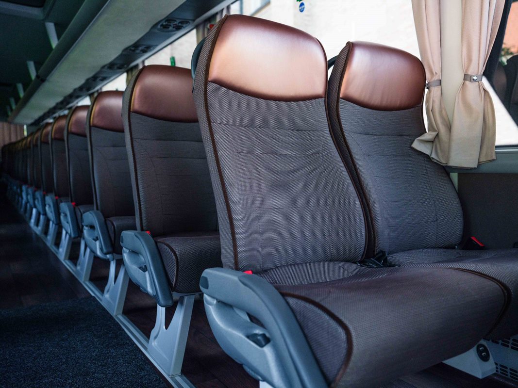 bus transportation seating interior